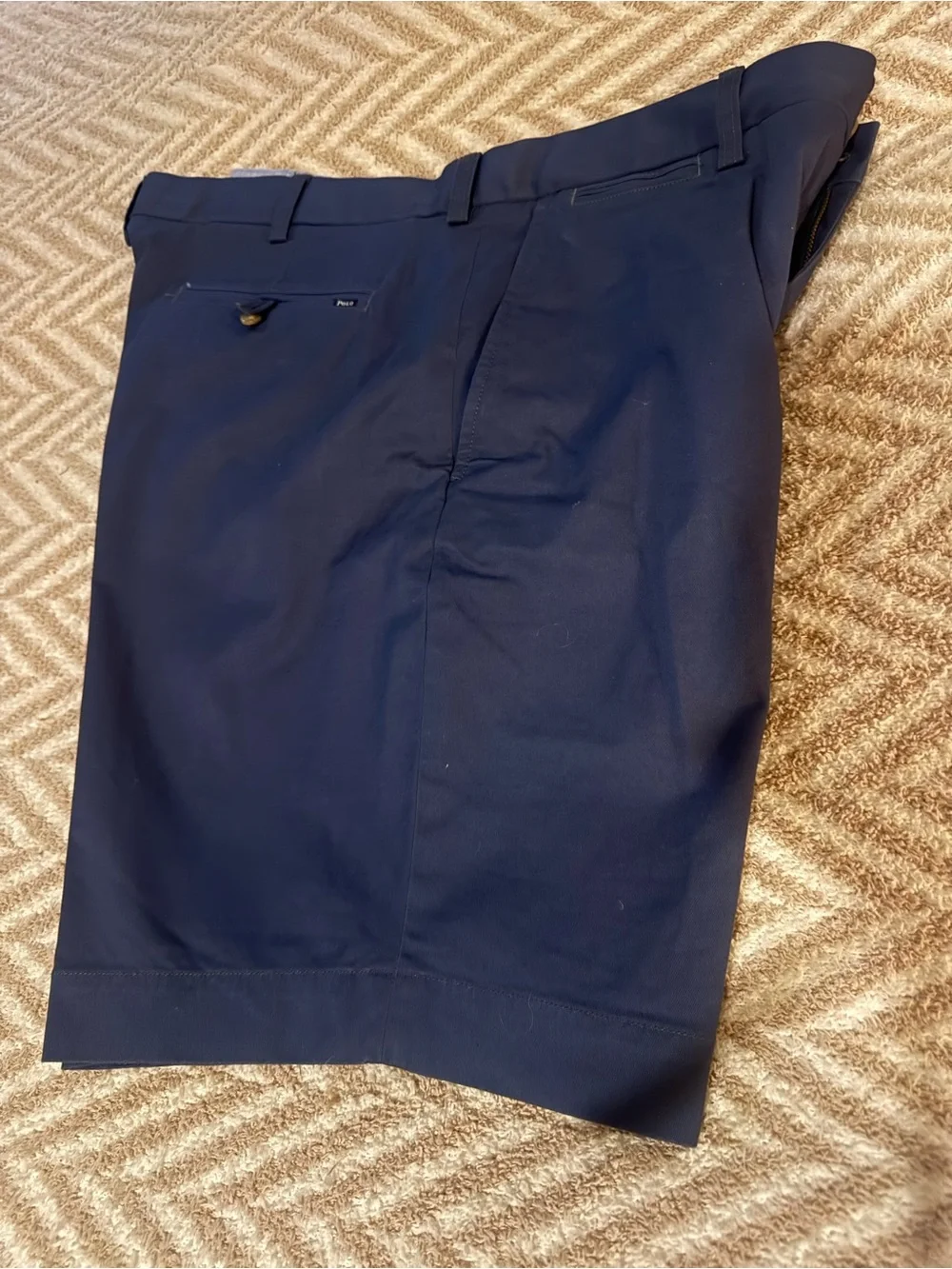 Polo by Ralph Lauren Navy Flat-Front Men’s Shorts